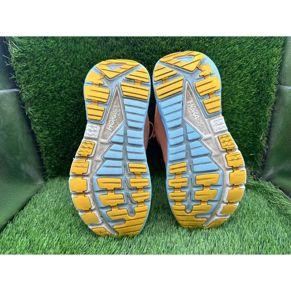 Hoka One One Gaviota 4 1123199-SCPP Athletic Sneaker Women's 10B Orange Mesh Gym